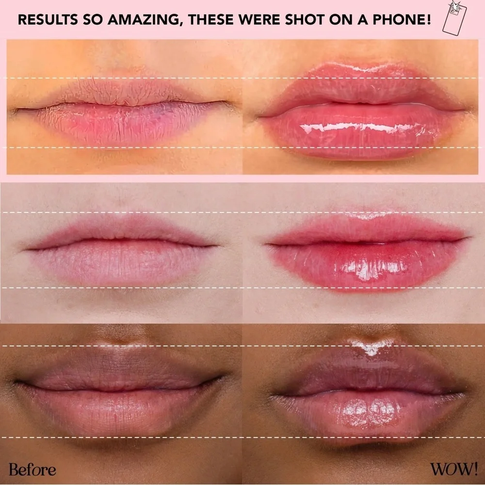 🎀 Polite Society BIG MOUTH Lip Plumping Oil Gloss – Loud & Proud